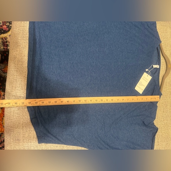 Sucolan Blue Women’s Oversized Fall Fashion Trendy Shirt Ruffle Long Sleeve Sz L - Picture 13 of 13